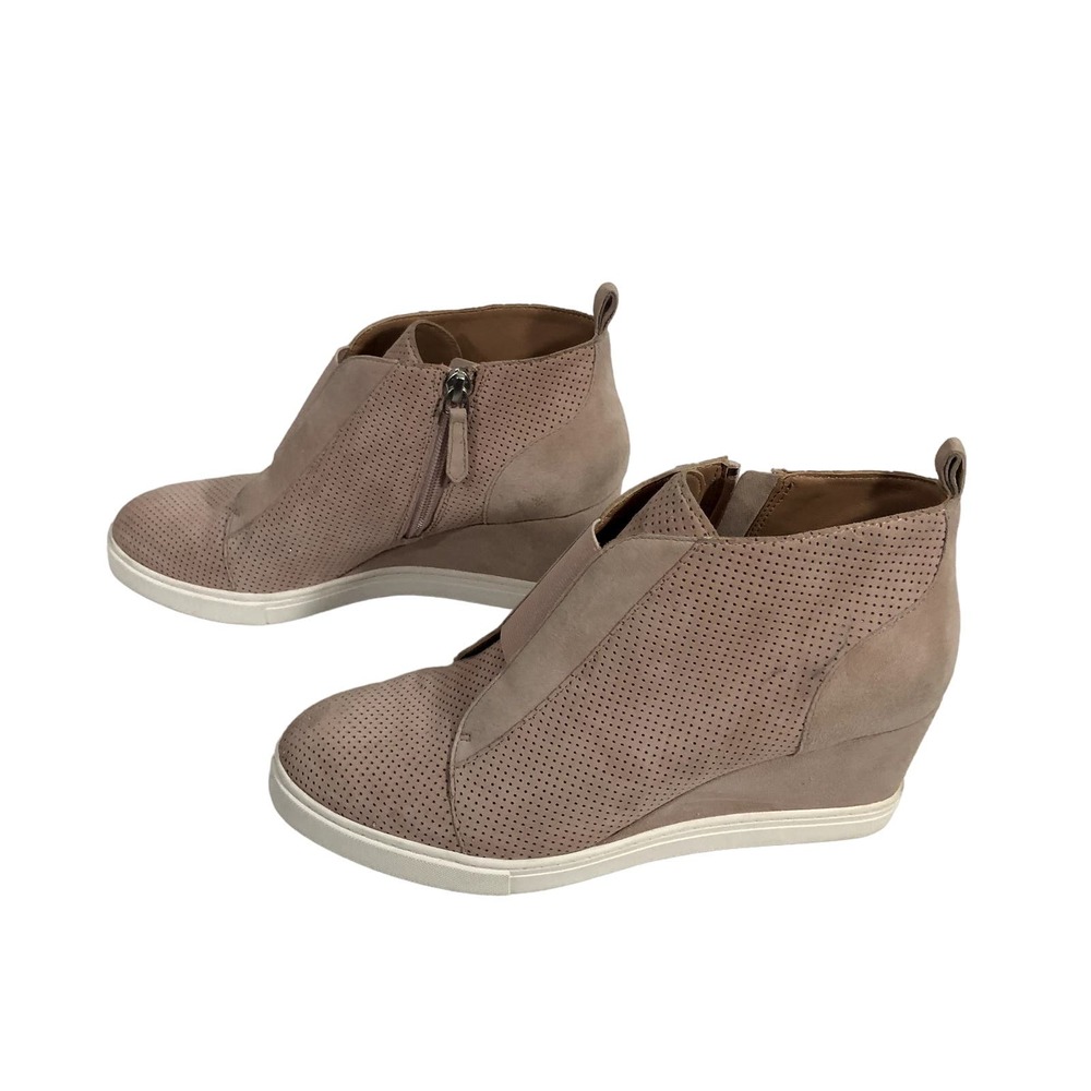Paolo Linea Women Ankle Boots Mauve Pink Suede Size 8.5
